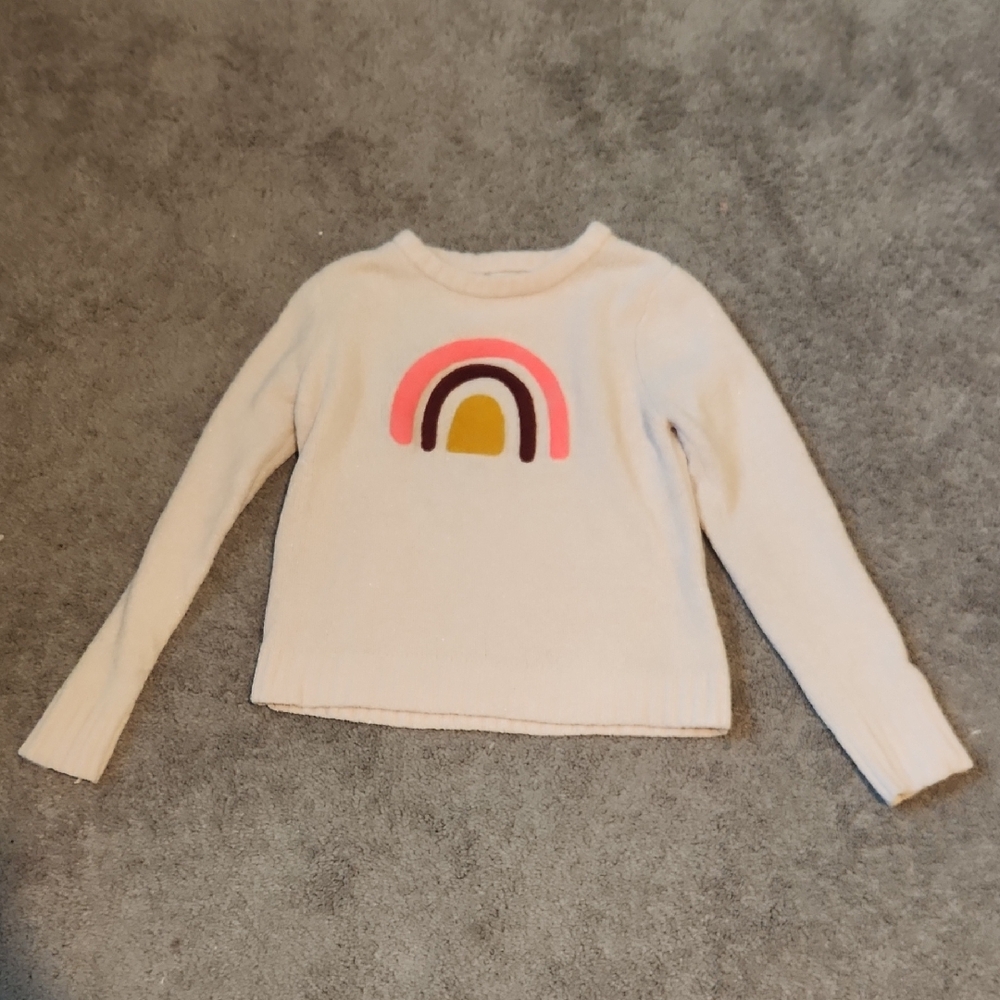 Cat and jack knit rainbow sweater